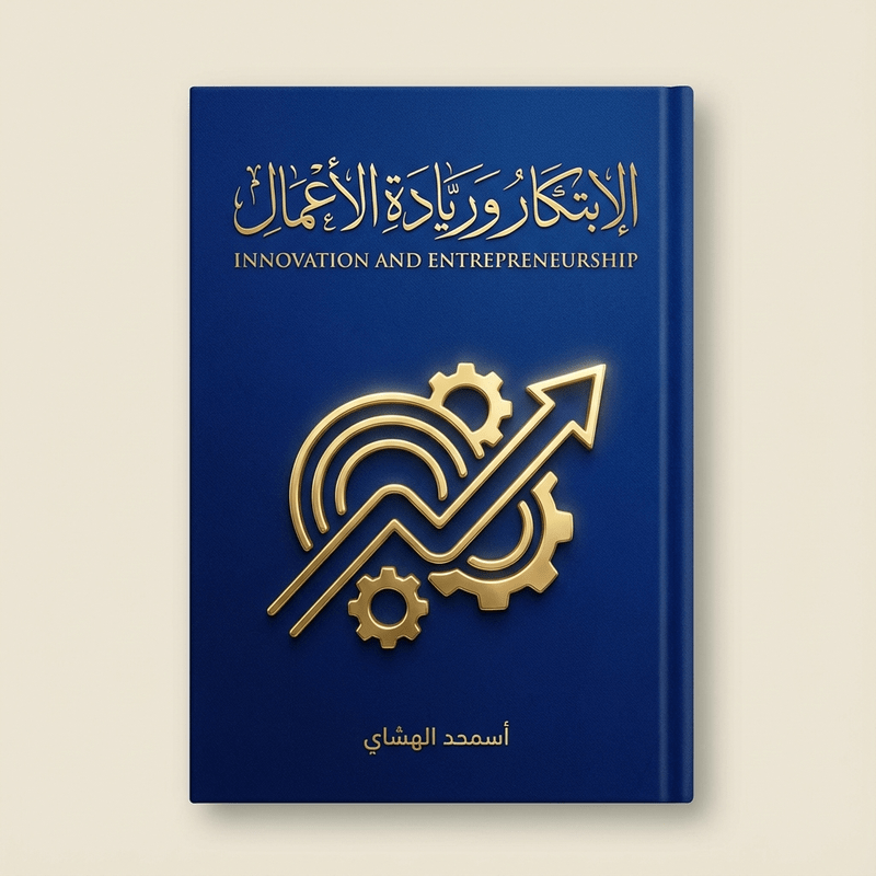 غلاف كتاب الابتكار وريادة الأعمال